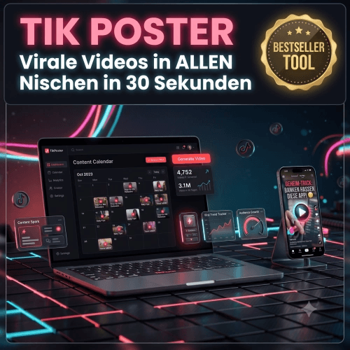 TikPoster Content-Kalender: TikTok-Wochenplan statt Last-Minute-Video